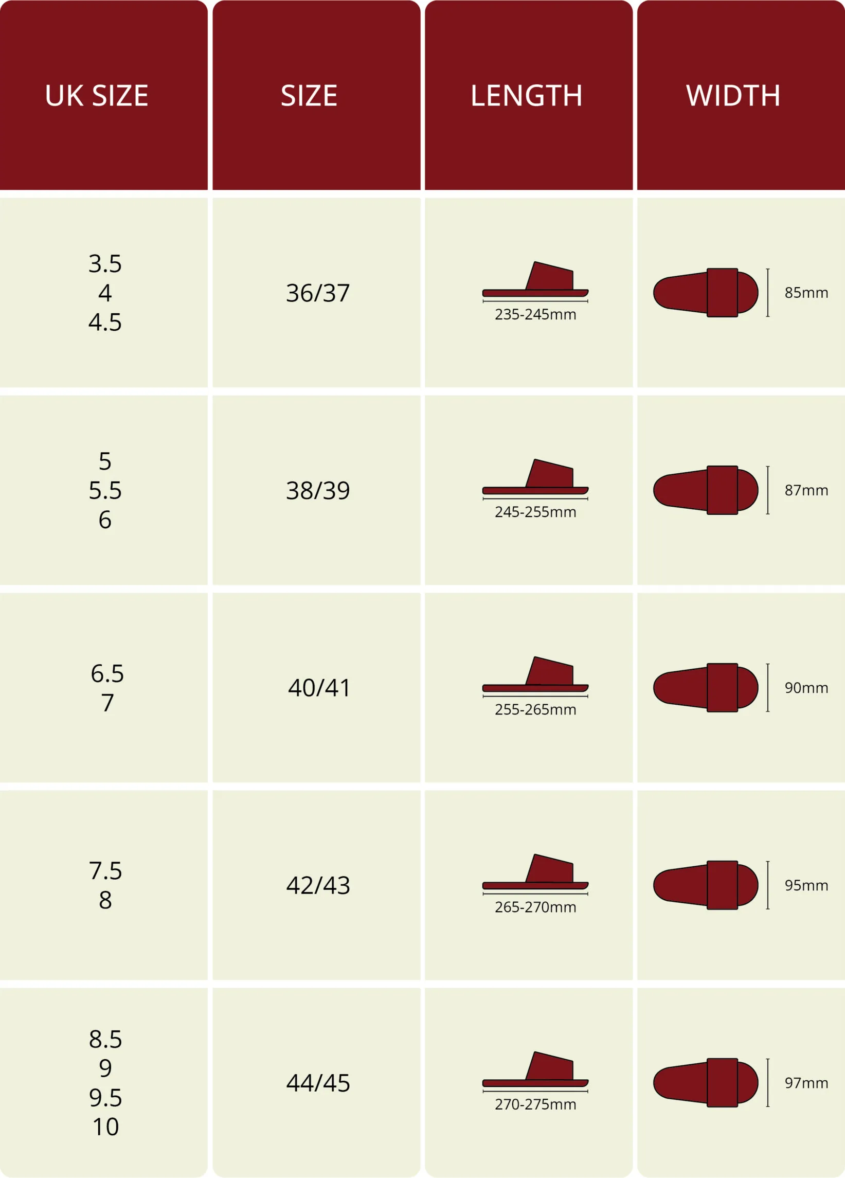 Size guide